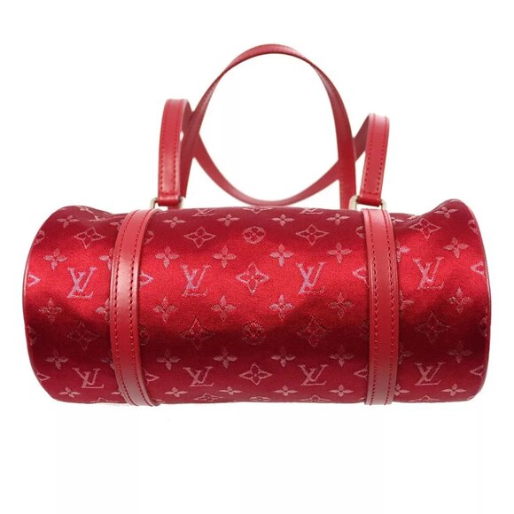 Louis Vuitton Red Monogram Satin Little Papillon - Picture 2 of 9